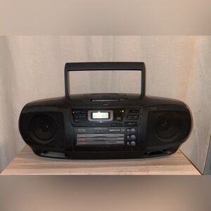 JVC Black Portable Boombox